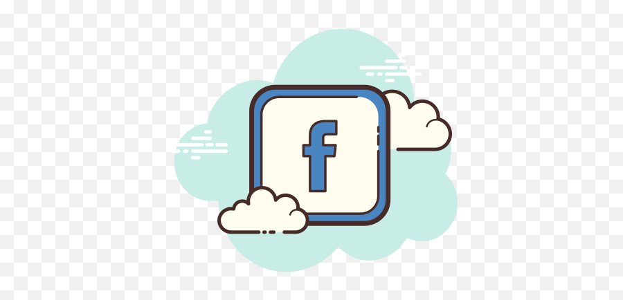 Free Flat Facebook Icon Of Cloud Available For Download In - Cloud Icon Png,Download On The App Store Png