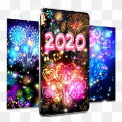 New Year 2020 Live Wallpaper Hd - png