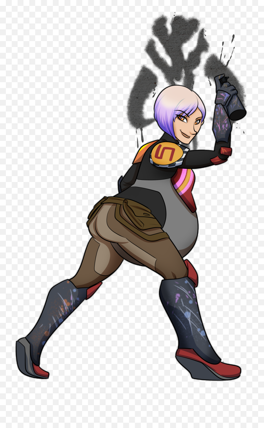 Mandalorian Mama - Star Wars Sabine Pregnant Png,Mandalorian Png