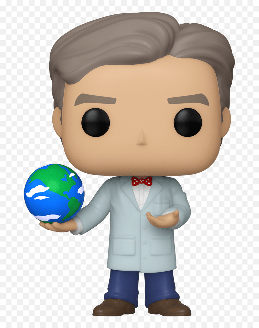 Bill Nye With Globe - Cartoon Bill Nye The Science Guy Png,Bill Nye Transparent