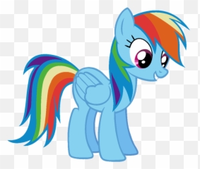 Ms Paint Png Clipart Free Library - Rainbow Dash Transparent Tail