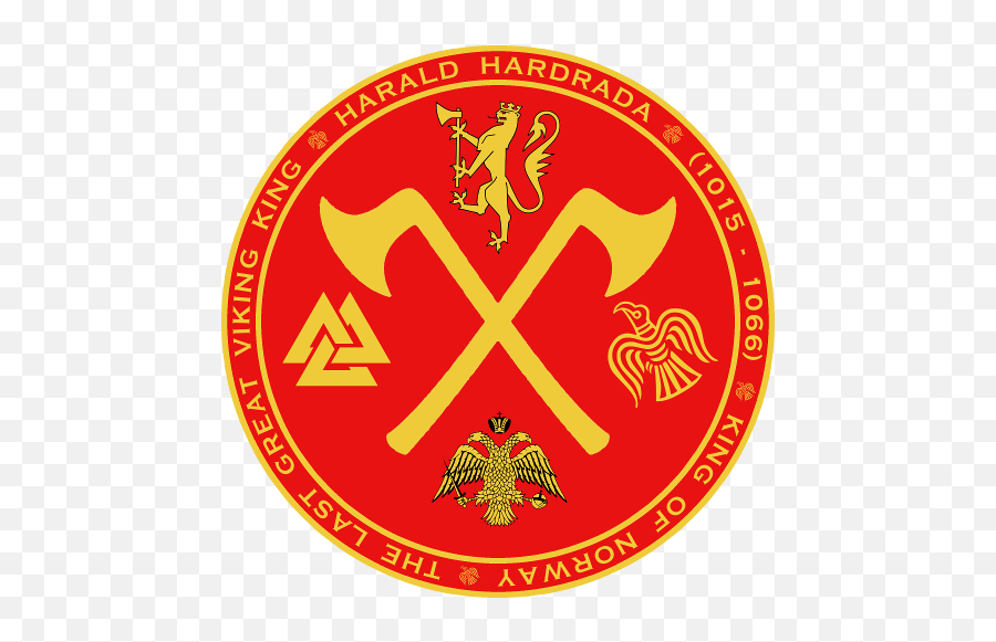 Harald Hardrada Red U0026 Gold Seal Shirt - Language Png,Valknut Png