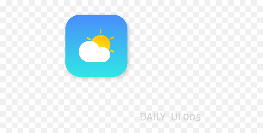 Weather App Icon Daily Ui 005 Png