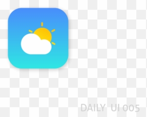 Weather App Icon Daily Ui 005 Png