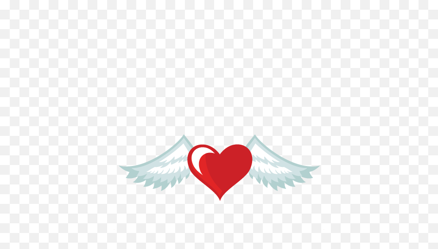 Heart With Wings Svg Cuts Scrapbook Cut - Cute Heart With Wings Png,Heart With Wings Icon