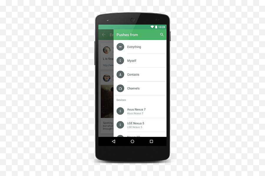 Our Most Material Update Yet Pushbullet Blog - Technology Applications Png,Nexus 5 Icon