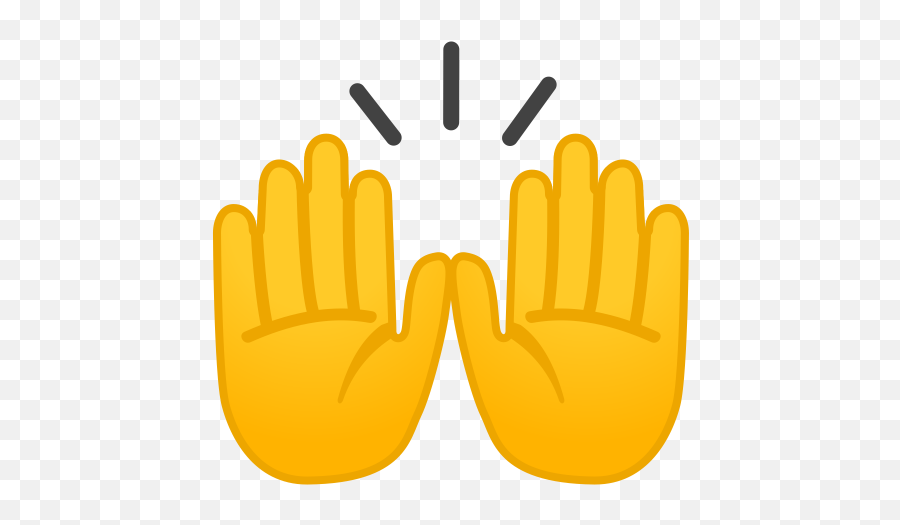 Raising Hands Icon Noto Emoji People Bodyparts Iconset - Significado Emoji Mãos Png,People Shaking Hands Icon