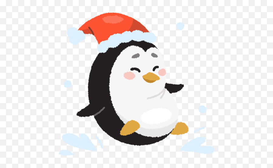 Penguin Animal Cute Christmas Cartoon Bird Illustration - Happy Png,Facebook Icon Penguin