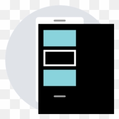 Phone Top View With Up Arrow Symbol Answer Call Vector - Smartphone png