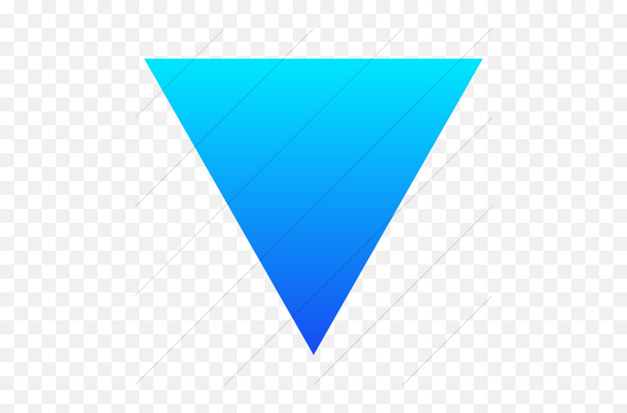 Iconsetc Simple Ios Blue Gradient Classic Arrows Triangle - Triangle Png,Blue Triangle Png
