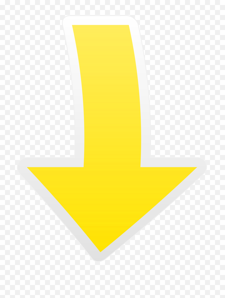 Download Hd Yellow Down Arrow Png Transparent Image - Yellow Arrow Down Png,Down Arrow Png