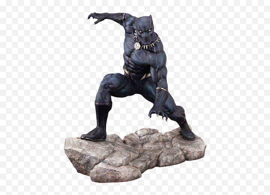 Marvel Premier Black Panther Artfx Statue From Kotobukiya - Kotobukiya Artfx Premier Black Panther Png,Black Panther Transparent