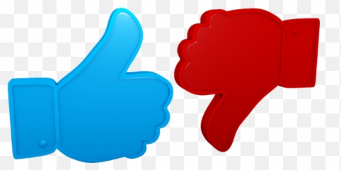 Red Thumbs Down For Mar 18 Builder - Up And Transparent png