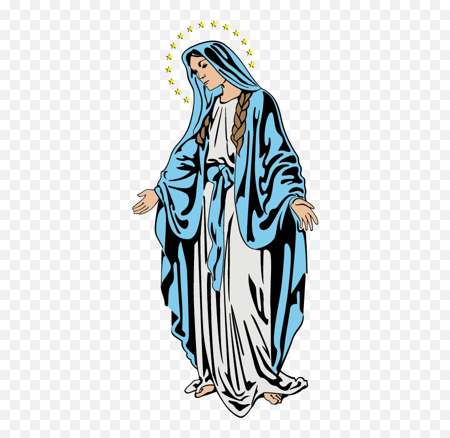 Virgin Mary Wall Decal - Month Of May Catholic Church Png,Virgin Mary Png