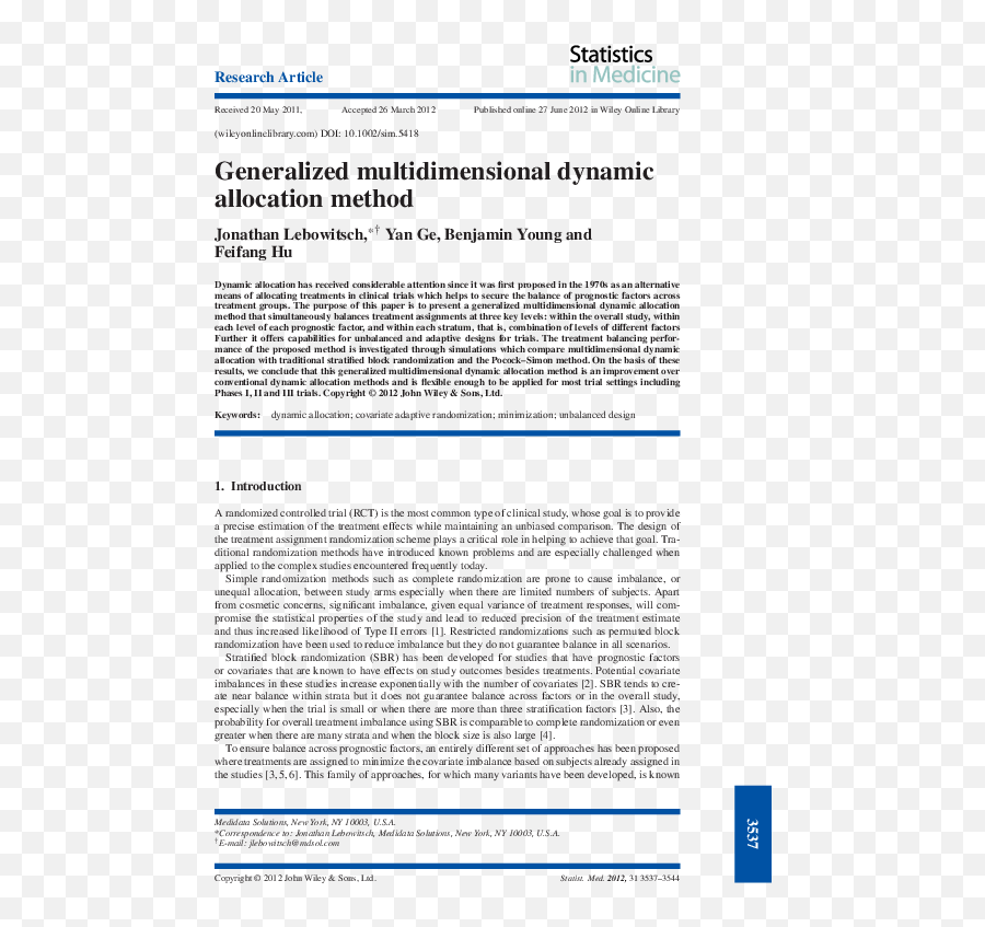 Pdf Generalized Multidimensional Dynamic Allocation Method - Document Png,Delta Icon Medidata