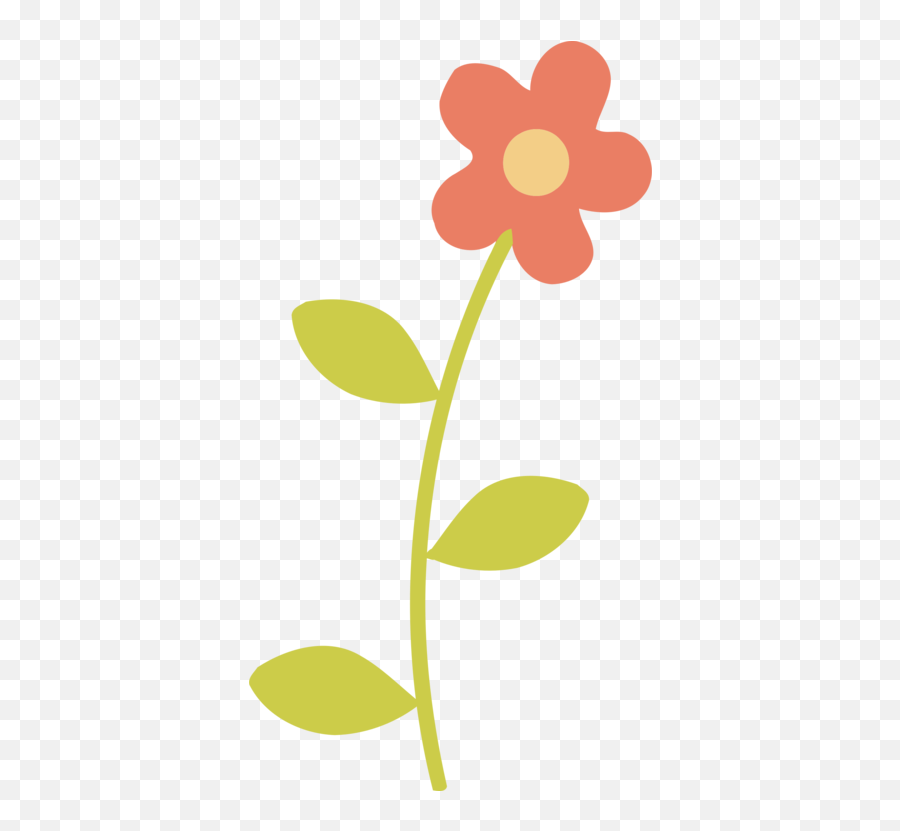 Plantfloraleaf Png Clipart - Royalty Free Svg Png Flower With Stem Clipart,Flower Stem Png