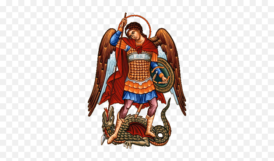 Archangel Michael Icon Satan - Saint Michael The Archangel Png,Archangel Png