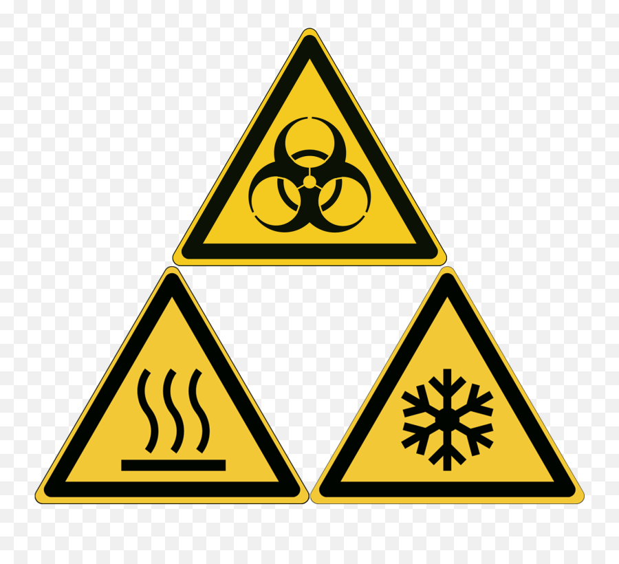 Reliable Iso 20560 - Compliant Pipe Markers Risk Of Infection Sign Png,Orange And Black Warning Icon