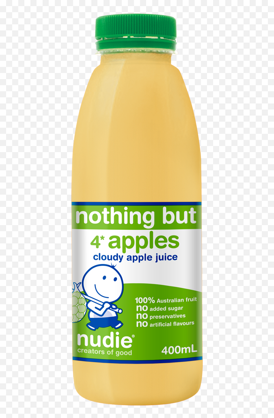 Nothing But Cloudy Apple Juice 400ml Nudie Creators Of Good - Cloudy Apple Juice Png,Apple Juice Icon