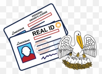 Louisiana State Id Abc Title - Language png