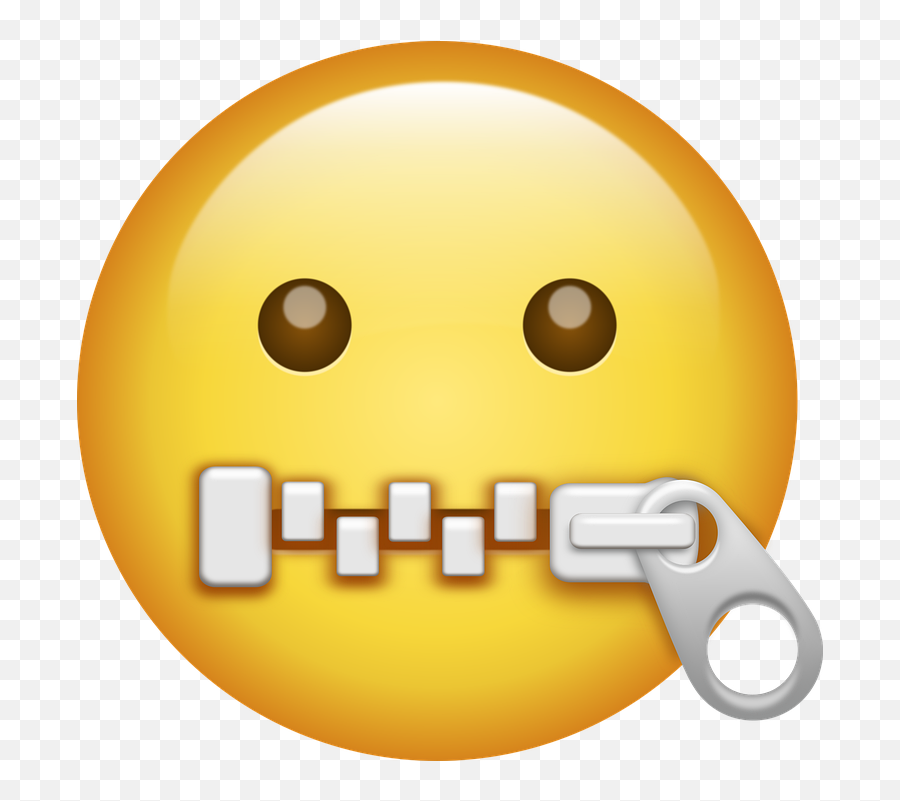 Emoji Face Zipper - Free Vector Graphic On Pixabay Zipper Emoji Png,Zipped Icon