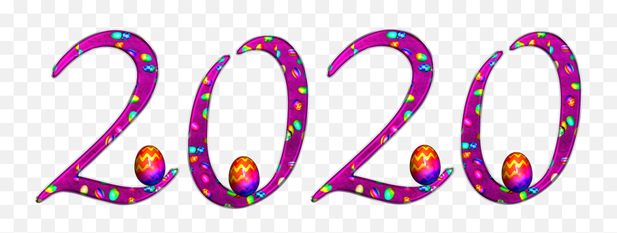 2020 Number Png Transparent Background - Clip Art,Png Clear Background