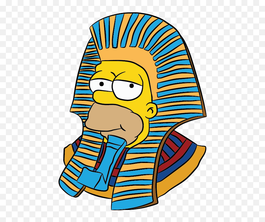 Homer Faraon By Warpath0 - Homero Simpson Faraon Png,Homero Png