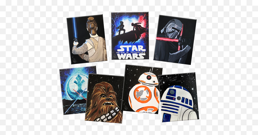 Join Us For Exclusive Star Wars Rise Of The Jedi Painting - Star Wars The Rise Of Skywalker Painting Png,Star Wars Png