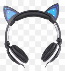 Download 800 X 1 - Cat Ear Headset Png