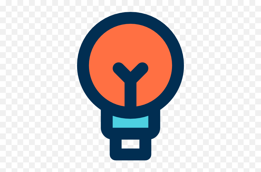 Light Bulb - Free Technology Icons Png,Orange Light Bulb Icon