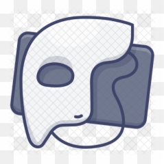 Opera Phantom Icon - Clip Art Png,Phantom Of The Opera Mask Png