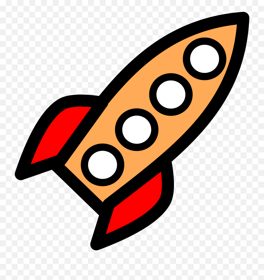 Spaceship Spacecraft Clipart Cartoon - Rocket Ship With Windows Png,Spaceship Clipart Png