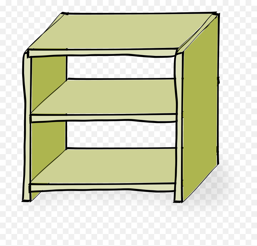 Shelf Bookcase Furniture - Shelf Clipart Png,Bookcase Png