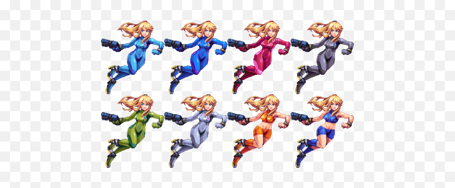 Zero Suit Samus - Zero Suit Samus Pixel Art Png,Zero Suit Samus Png