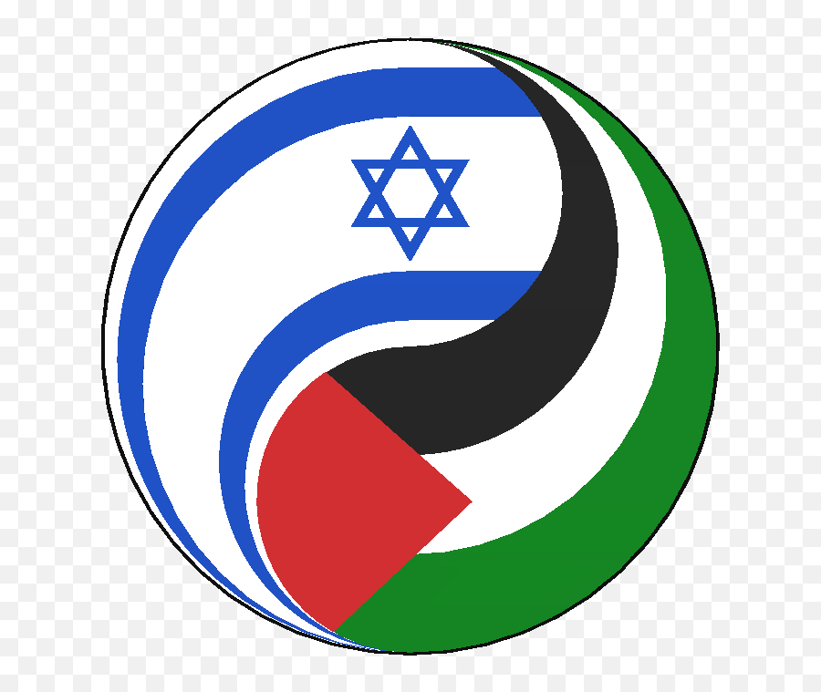 Pro - Israel Palestine Peace Logo Clipart Full Size Peace With Israel And Palestine Png,Peace Logo
