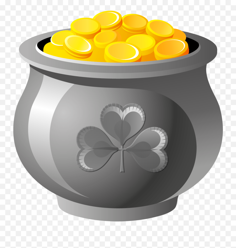 St Patrick Pot Of Gold With Coins Png - Artscience Museum,Pot Of Gold Png