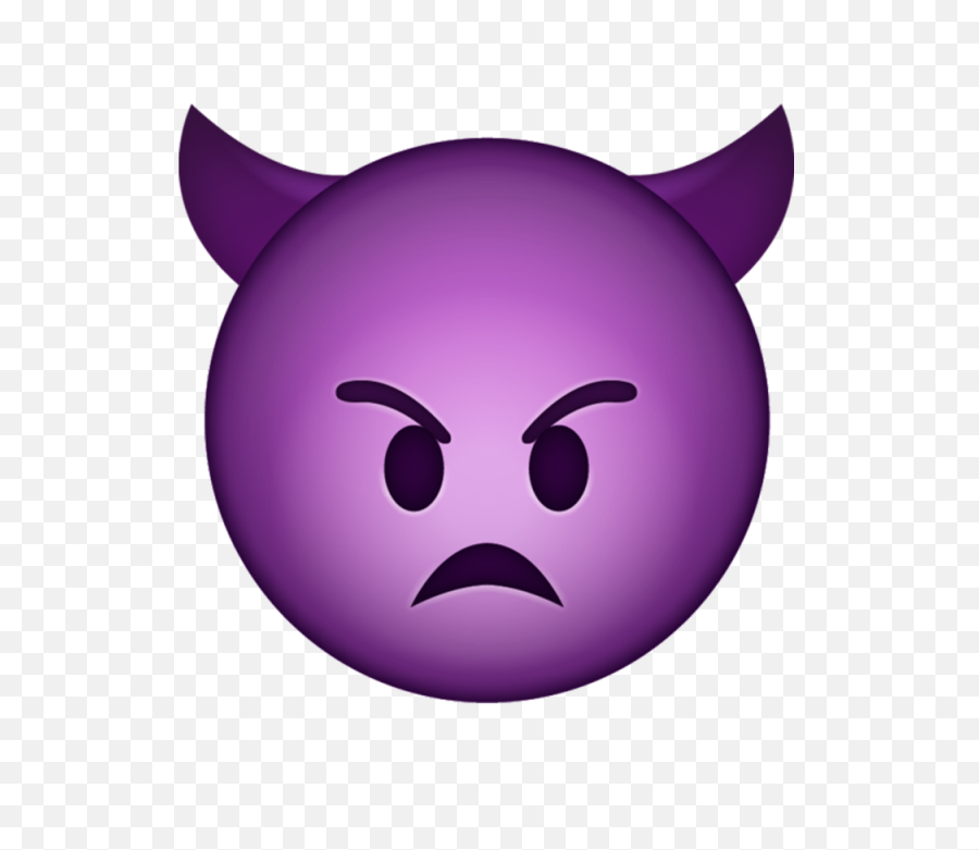 Devil Emoji Transparent Icon Png - Clipartix Devil Emoji Png,Shocked Emoji Transparent