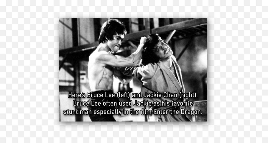 Could Jackie Chan Take Bruce Lee In Their Primes - Quora Bruce Lee And Jackie Chan Png,Bruce Lee Png