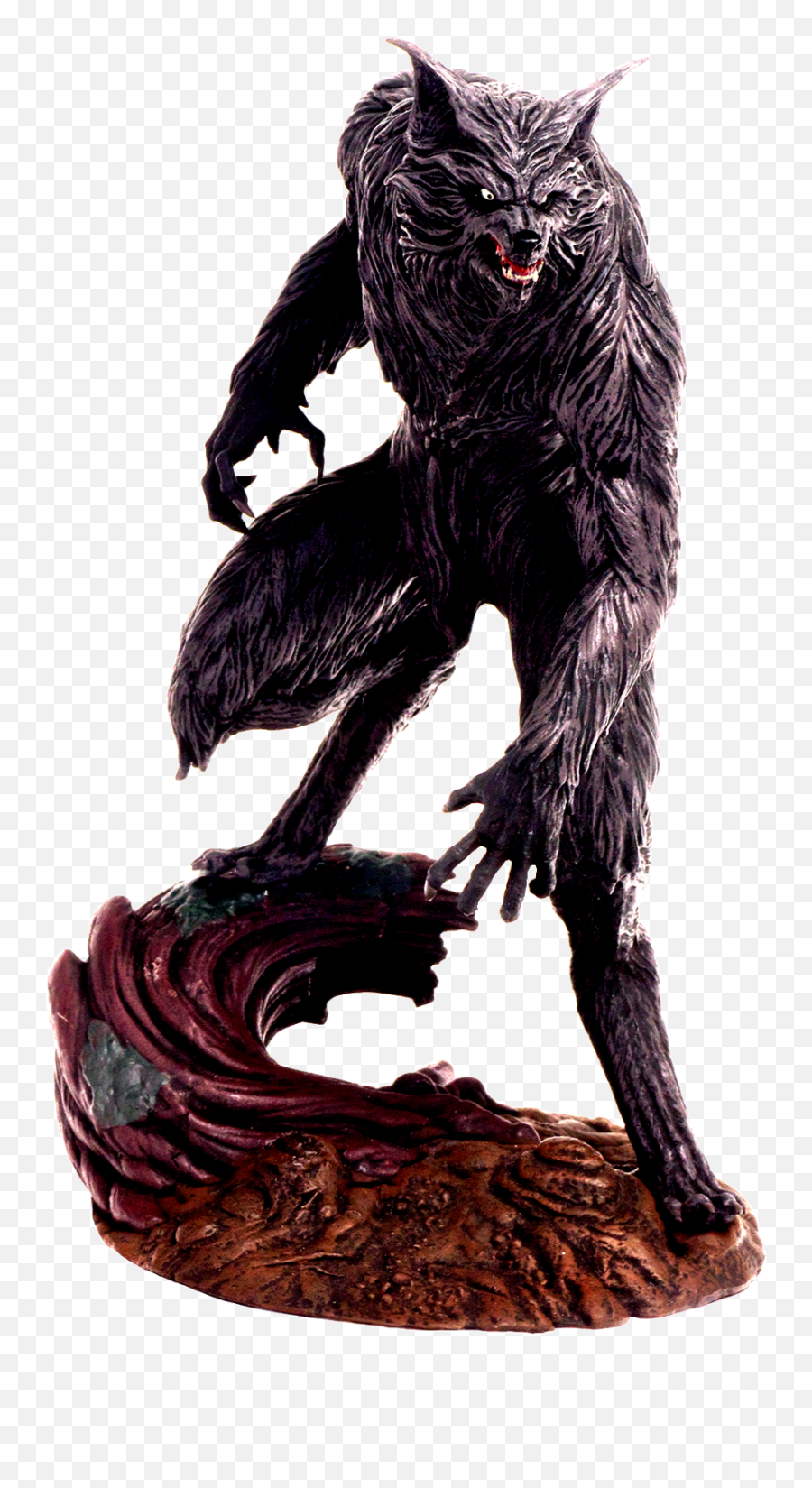 The Howling Werewolf Statue Wolfman Lycan - Shout Factory Howling Statue Png,Werewolf Transparent