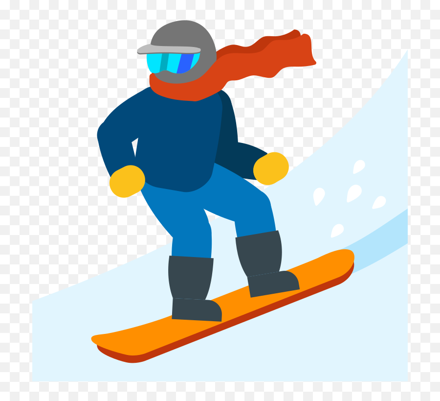 Ski Emoji Png Clipart Skiing Snowboarding Clip Art - Ski Transparent Background Snowboarding Clipart,Skiing Png