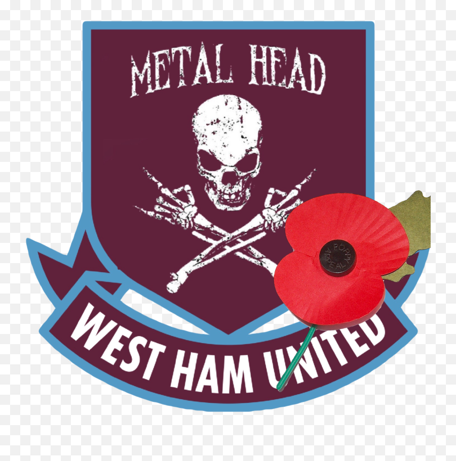 West Ham Metal Heads United - Whu West Ham United Iron Maiden Png,Iron Maiden Logo Png