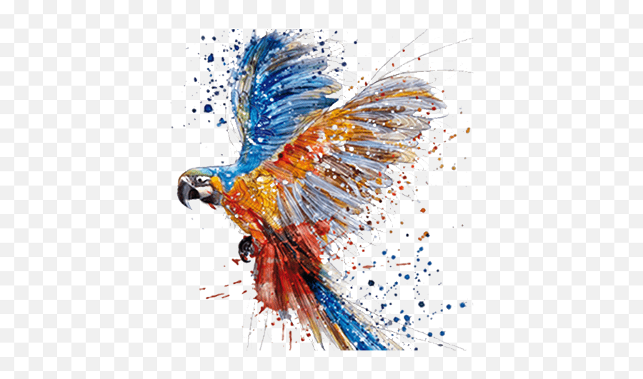 Parrot Watercolor Painting Drawing Art - All Animals In The World Png,Parrot Transparent