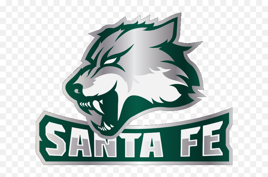 Edmond Santa Fe High School Ok - Vector Graphics Png,Wolf Mascot Logo