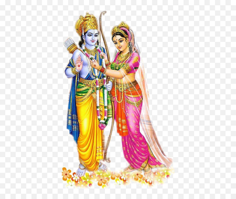 Sita Ram Png Image Background - Sri Rama Navami Wishes In Telugu,Ram Png