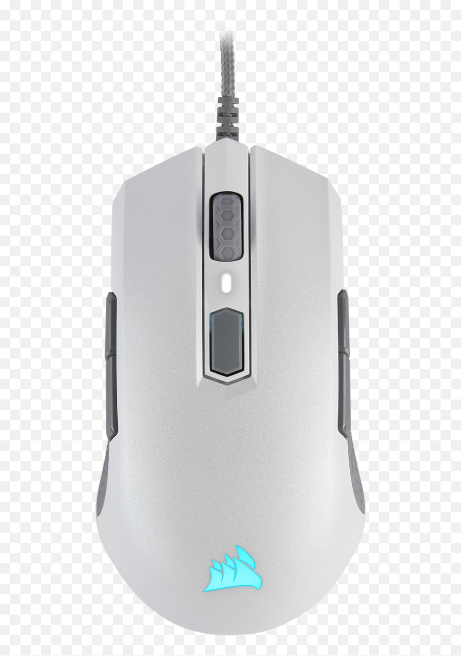 Corsair Ch - 9308011 M55 Rgb Pro 12400 Dpi Ambidextrous White Wired Optical Gaming Mouse Png,Gaming Mouse Png