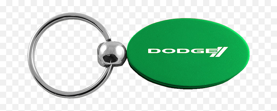 Au - Tomotive Gold Dodge Stripe Logo Green Oval Key Fob Keychain Png,Stripe Logo Png