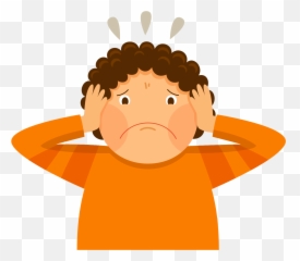 Download Anxiety In Children Clipart - Anxious Png Family Members Fighting Cartoon