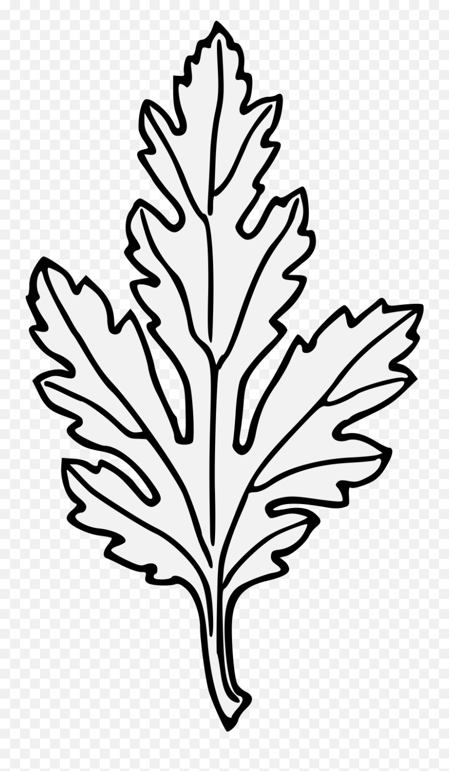 Chrysanthemum - Traceable Heraldic Art V Lá Hoa Cúc Png,Chrysanthemum Png