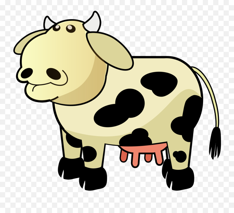 Cream Colored Cow With Black Spots Png Svg Clip Art For Web - Cow Colour,Spots Png