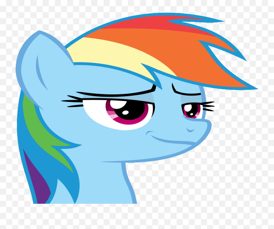 Sticker Other Rainbow Dash My Little Pony Mlp Bleu - Rainbow Rainbow Dash Shocked Png,Surprised Png